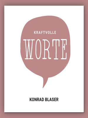 cover image of Kraftvolle Worte